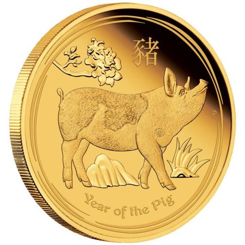 Perth-Mint-New-Release:-Australian-Lunar-Series-II-2019-Year-Of-The-Pig-Gold-Proof-Coins